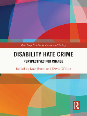 cover image of Disability Hate Crime